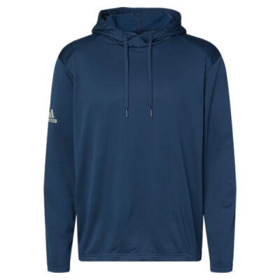 Men's Textured Mixed Media Midweight Hooded Sweatshirt Thumbnail