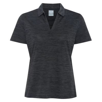 CALLAWAY BROKEN STRIPE TEXTURE LADIES' POLO Thumbnail