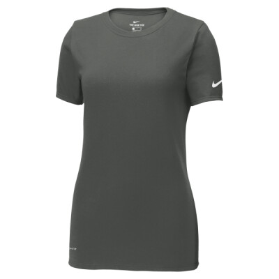 NIKE Dri-FIT COTTON/POLY SCOOP NECK LADIES' TEE Thumbnail