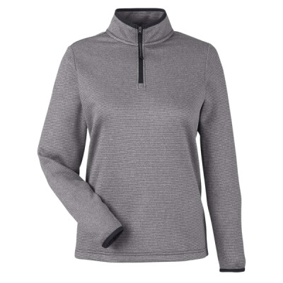 Women's Venture Heathered Stripe Quarter-Zip Pullover Thumbnail