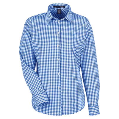Women's CrownLux Performance® Gingham Dress Shirt Thumbnail
