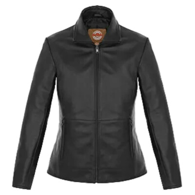 Ladies Lamb Leather Insulated Jacket Thumbnail