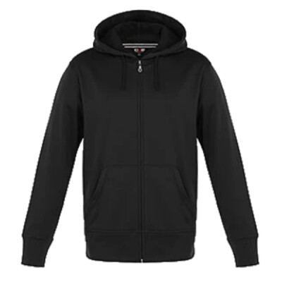 Adult Polyester Full-Zip Hooded Sweatshirt Thumbnail