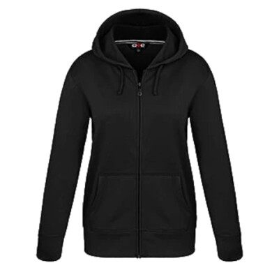 Ladies Polyester Full-Zip Hooded Sweatshirt Thumbnail