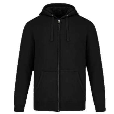 Adult Full-Zip Hooded Sweatshirt w/ Sherpa Fleece Thumbnail