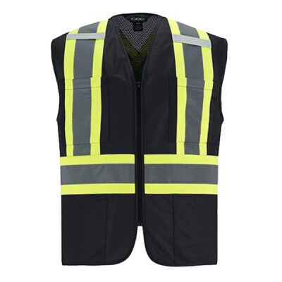 Hi-Vis Zipper Front Vest Thumbnail