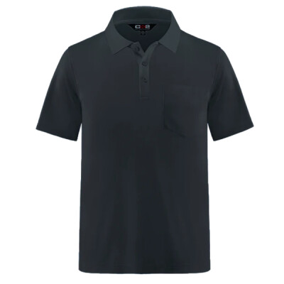 Men's Pique Mesh Polo w/ Pocket Thumbnail