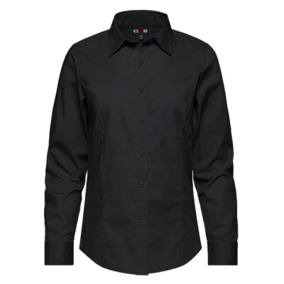 Ladies Poly-Cotton Twill Long Sleeve Easy-Care Shirt Thumbnail