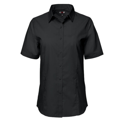 Poly Cotton Twill Short Sleeve Easy-Care Shirt pour Femmes Thumbnail