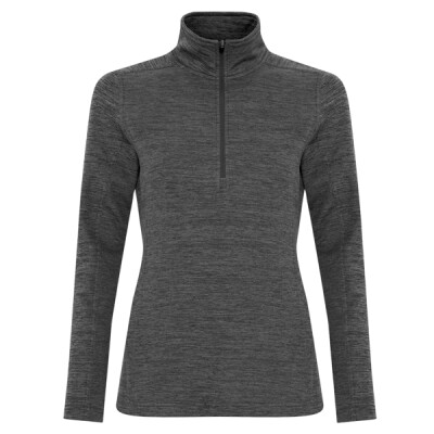 ATC™ DYNAMIC HEATHER FLEECE 1/2 ZIP LADIES' SWEATSHIRT Thumbnail