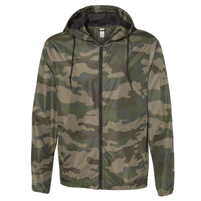 Men's Lightweight Windbreaker Full-Zip Jacket Thumbnail