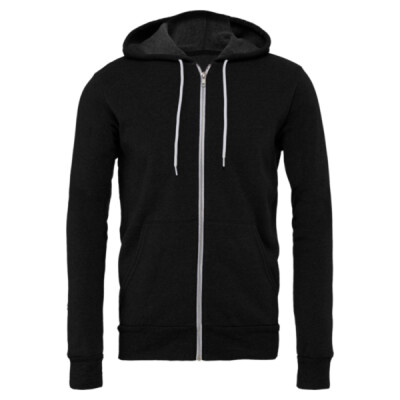 Unisex Sponge Fleece Full-Zip Hoodie Sweatshirt Thumbnail