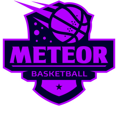 Meteor Basketball logo template Thumbnail