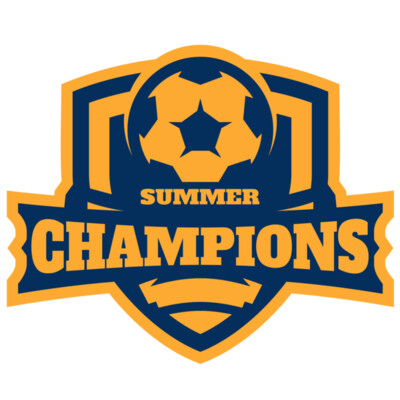 Champions Summer Soccer logo template Thumbnail