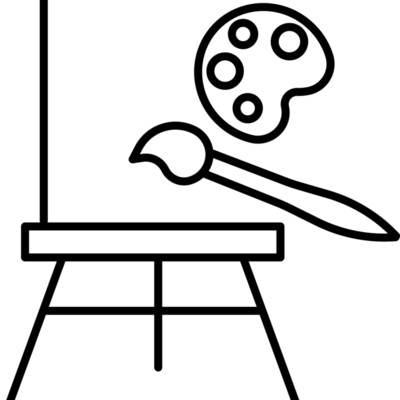 Art Tools and Studio Easel Thumbnail
