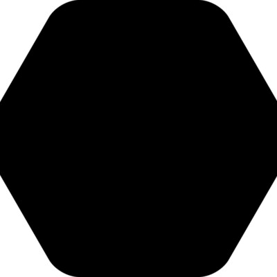 Rounded Hexagon Badge Thumbnail