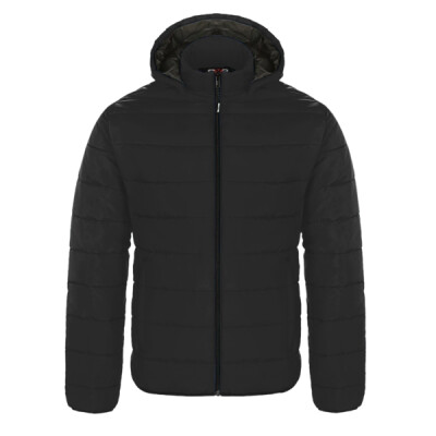 Youth Puffy Jacket With Detachable Hood Thumbnail
