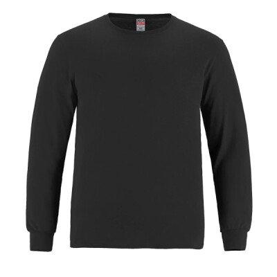 Ladies Long Sleeve Crew Neck Tee Thumbnail