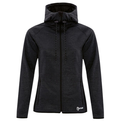 DRYFRAME® DRY TECH WATER RESISTANT FLEECE FULL ZIP HOODED LADIES' JACKET Thumbnail