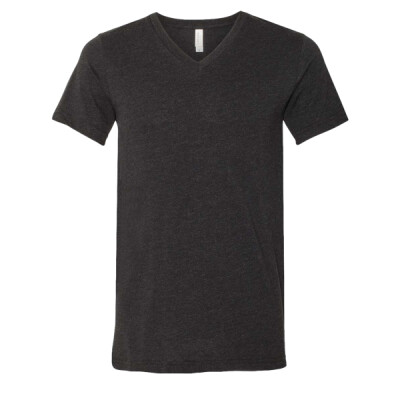Unisex Heather CVC V-Neck Tee Thumbnail