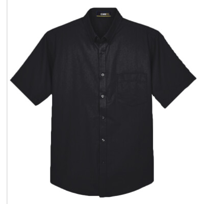 Men's Optimum Short Sleeve Twill Dress Shirt Thumbnail