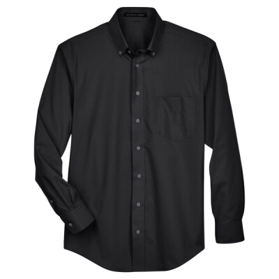 Men's Tall Crown Collection® Broadcloth Woven Dress Shirt Thumbnail