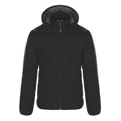 Ladies Puffy Jacket With Detachable Hood Thumbnail