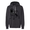 Unisex Garment-Dyed Lightweight Fleece Hooded Sweatshirt Thumbnail