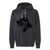 Unisex Garment-Dyed Lightweight Fleece Hooded Sweatshirt Thumbnail