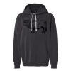 Unisex Garment-Dyed Lightweight Fleece Hooded Sweatshirt Thumbnail
