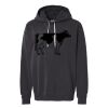 Unisex Garment-Dyed Lightweight Fleece Hooded Sweatshirt Thumbnail