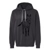 Unisex Garment-Dyed Lightweight Fleece Hooded Sweatshirt Thumbnail