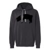 Unisex Garment-Dyed Lightweight Fleece Hooded Sweatshirt Thumbnail