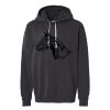 Unisex Garment-Dyed Lightweight Fleece Hooded Sweatshirt Thumbnail