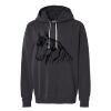 Unisex Garment-Dyed Lightweight Fleece Hooded Sweatshirt Thumbnail
