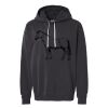 Unisex Garment-Dyed Lightweight Fleece Hooded Sweatshirt Thumbnail