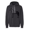 Unisex Garment-Dyed Lightweight Fleece Hooded Sweatshirt Thumbnail