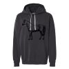 Unisex Garment-Dyed Lightweight Fleece Hooded Sweatshirt Thumbnail