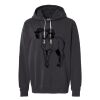 Unisex Garment-Dyed Lightweight Fleece Hooded Sweatshirt Thumbnail