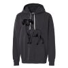 Unisex Garment-Dyed Lightweight Fleece Hooded Sweatshirt Thumbnail