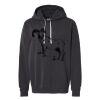 Unisex Garment-Dyed Lightweight Fleece Hooded Sweatshirt Thumbnail