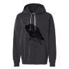 Unisex Garment-Dyed Lightweight Fleece Hooded Sweatshirt Thumbnail
