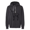 Unisex Garment-Dyed Lightweight Fleece Hooded Sweatshirt Thumbnail