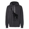 Unisex Garment-Dyed Lightweight Fleece Hooded Sweatshirt Thumbnail