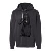 Unisex Garment-Dyed Lightweight Fleece Hooded Sweatshirt Thumbnail