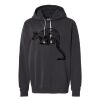 Unisex Garment-Dyed Lightweight Fleece Hooded Sweatshirt Thumbnail