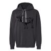 Unisex Garment-Dyed Lightweight Fleece Hooded Sweatshirt Thumbnail
