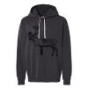Unisex Garment-Dyed Lightweight Fleece Hooded Sweatshirt Thumbnail