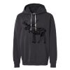 Unisex Garment-Dyed Lightweight Fleece Hooded Sweatshirt Thumbnail