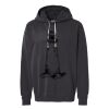 Unisex Garment-Dyed Lightweight Fleece Hooded Sweatshirt Thumbnail